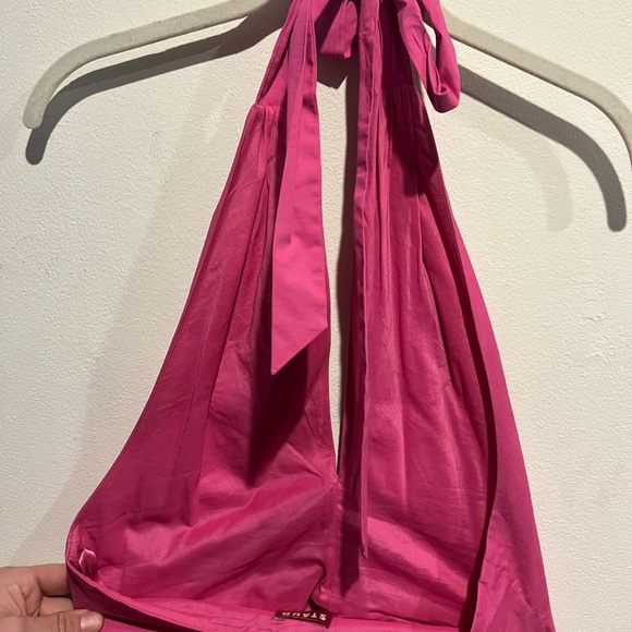 STAUD Pink Halter Crop Top - Picture 10 of 11